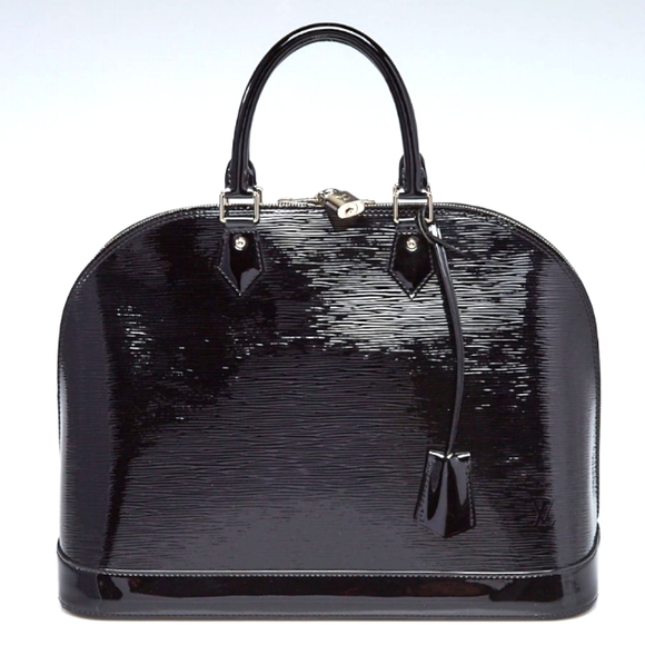 Louis Vuitton Handbags - $3100 Louis Vuitton Electric Noir Alma GM satchel Bag black Leather with box